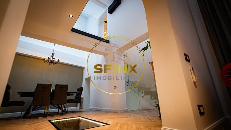 Floreasca, 8 room luxury villa, fully furnished and equipped, garage, terrace