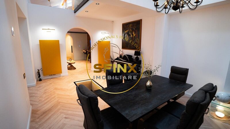 Floreasca, 8 room luxury villa, fully furnished and equipped, garage, terrace